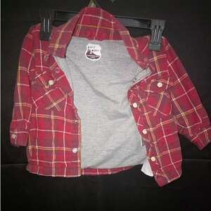 Old Navy Flannel Shirt Jacket 12-18 Months